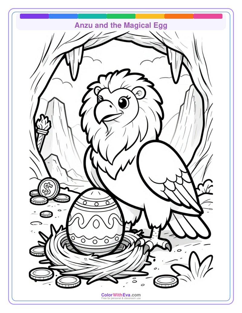 Anzu and the Magical Egg preview