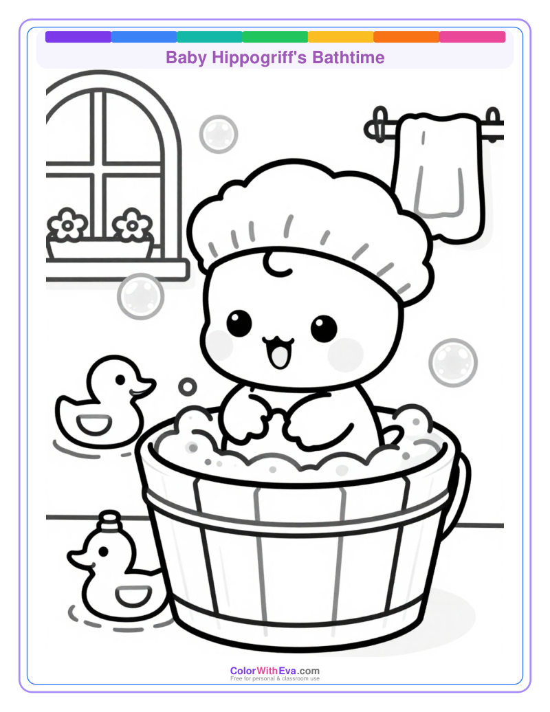 Baby Hippogriff's Bathtime thumbnail