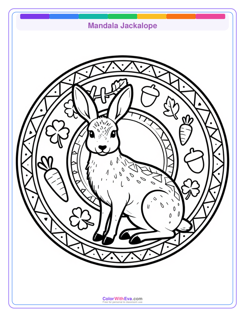 Mandala Jackalope thumbnail