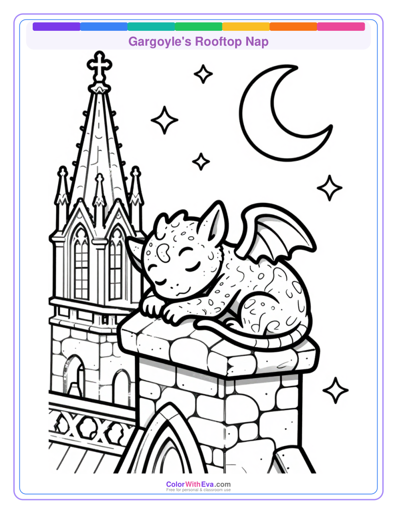 Gargoyle's Rooftop Nap preview
