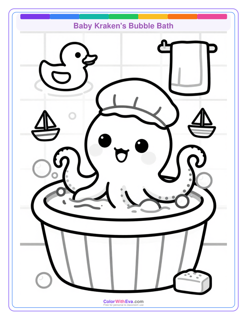 Baby Kraken's Bubble Bath preview