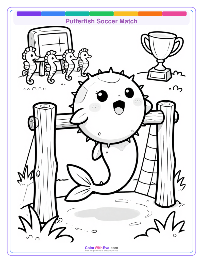 Pufferfish Soccer Match thumbnail