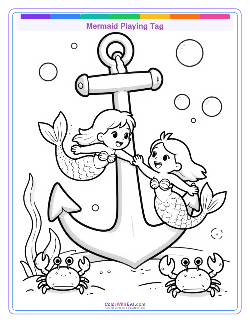 Mermaid Playing Tag thumbnail