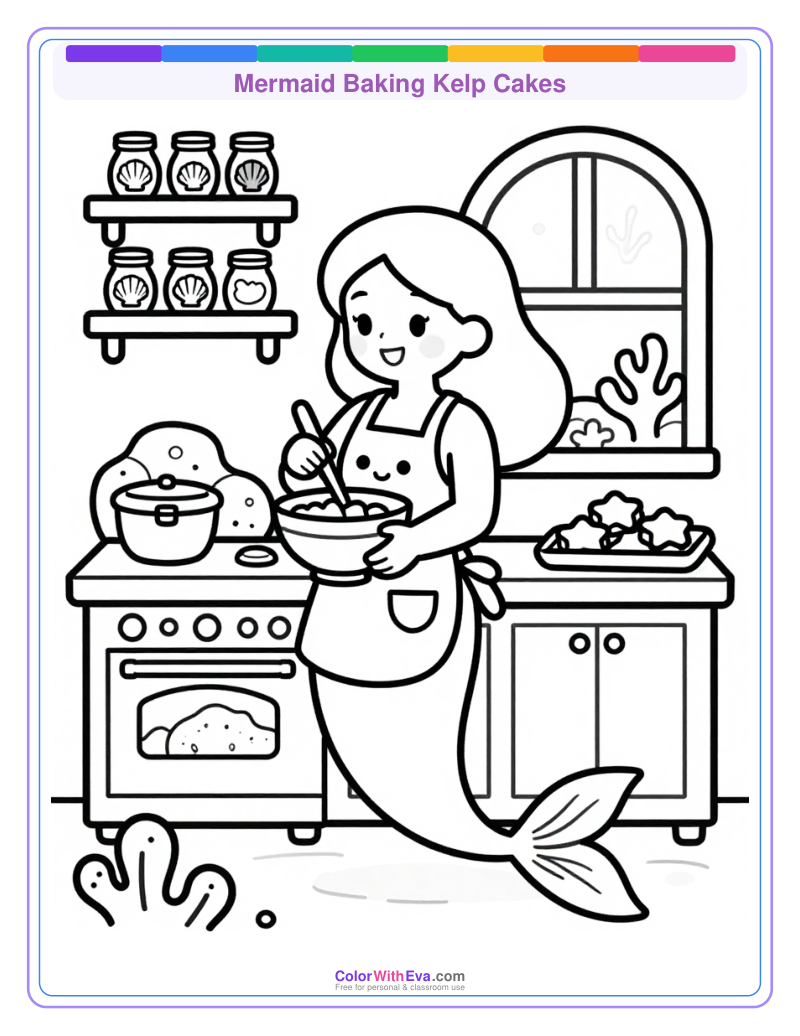 Mermaid Baking Kelp Cakes preview