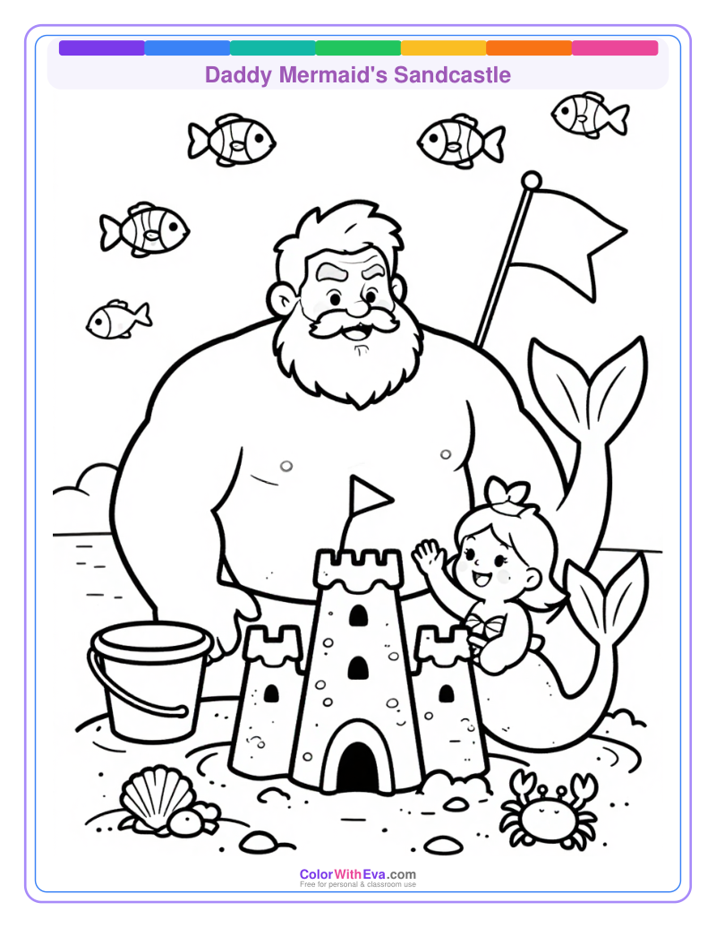 Daddy Mermaid's Sandcastle thumbnail