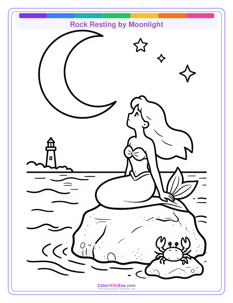 Rock Resting by Moonlight preview