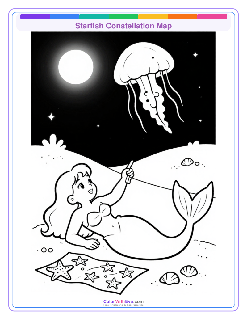 Starfish Constellation Map preview