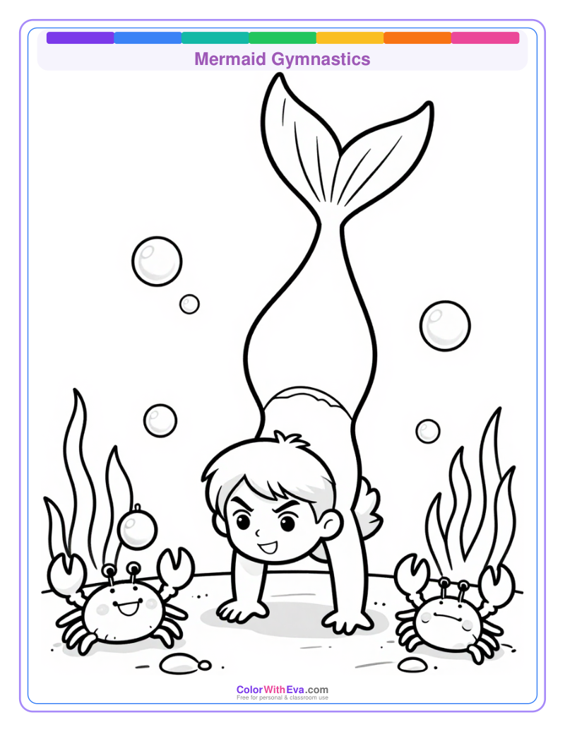 Mermaid Gymnastics preview