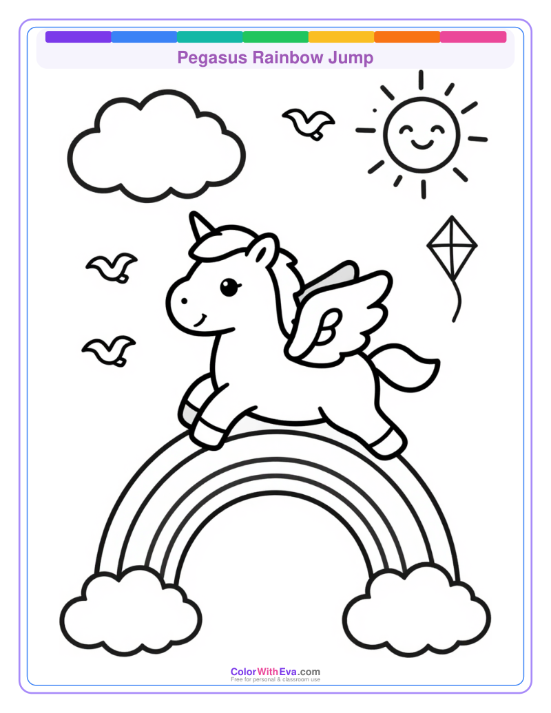Pegasus Rainbow Jump preview