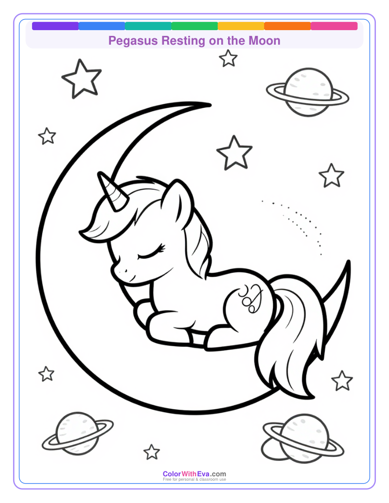 Pegasus Resting on the Moon preview