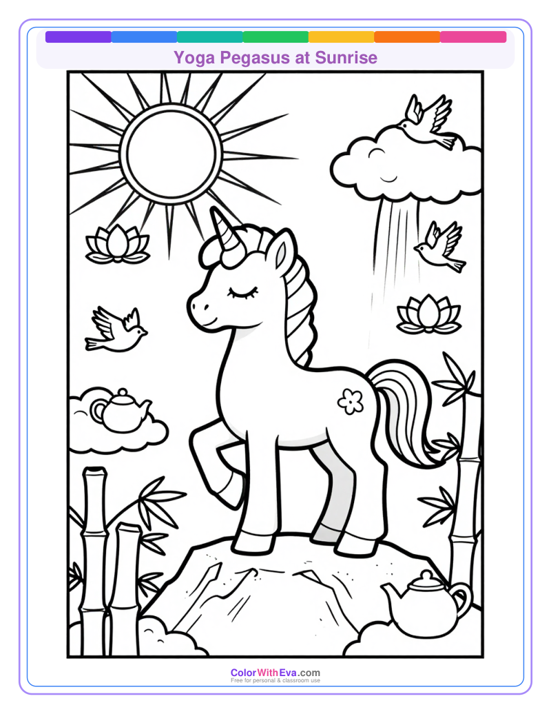 Yoga Pegasus at Sunrise thumbnail