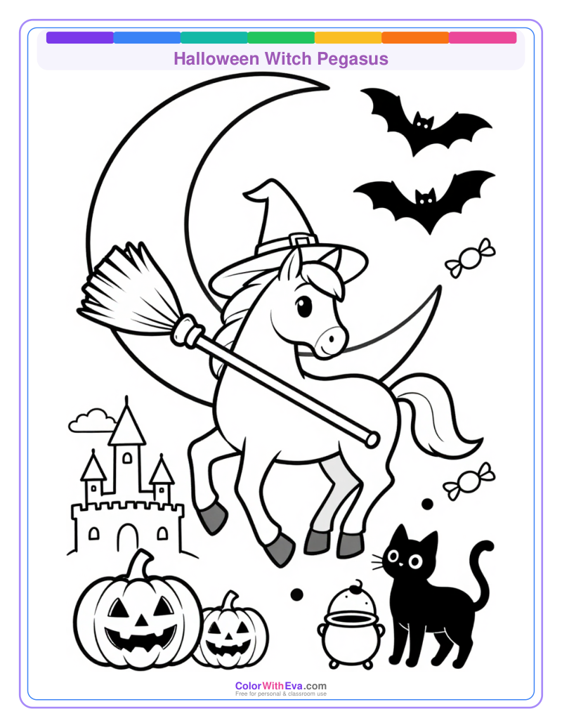 Halloween Witch Pegasus thumbnail