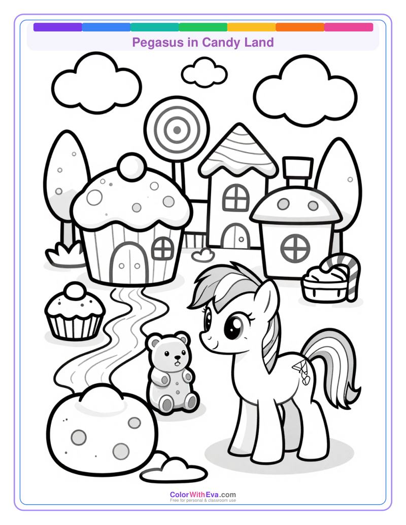 Pegasus in Candy Land preview