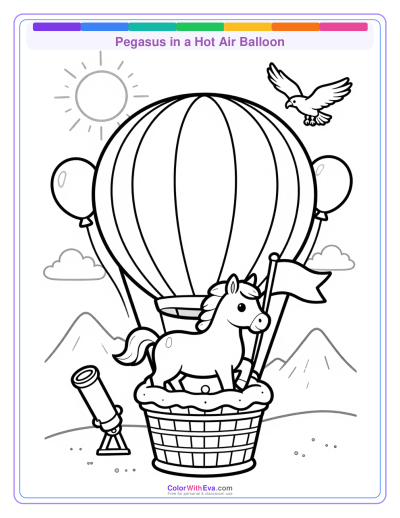 Pegasus in a Hot Air Balloon thumbnail