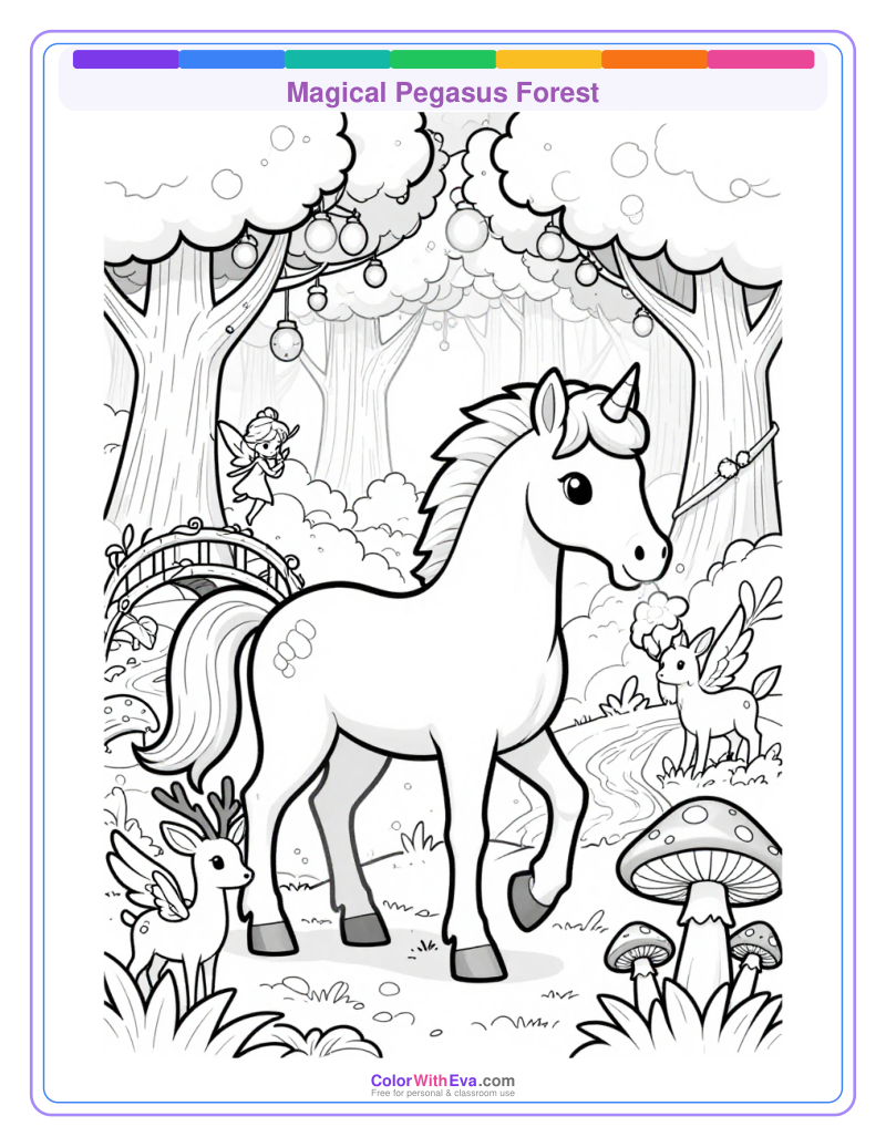 Magical Pegasus Forest thumbnail