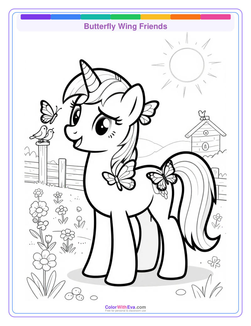 Butterfly Wing Friends preview