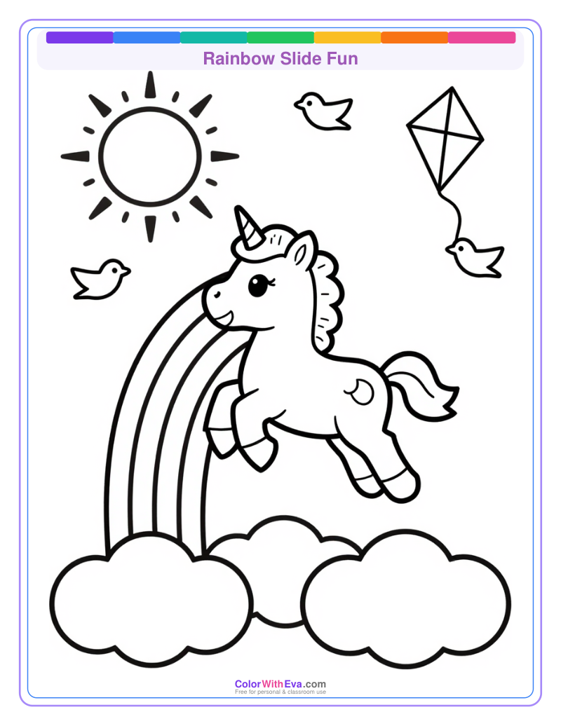 Rainbow Slide Fun preview