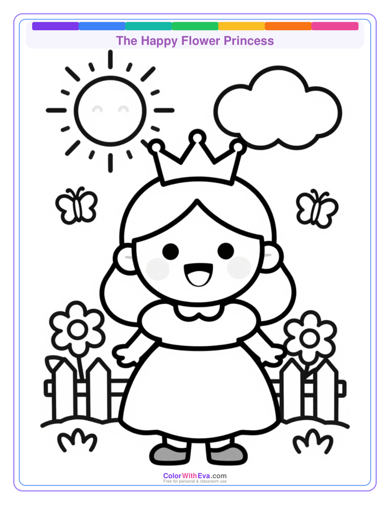 The Happy Flower Princess preview