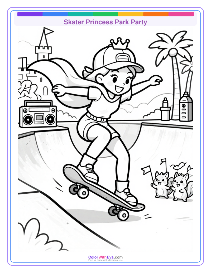 Skater Princess Park Party thumbnail