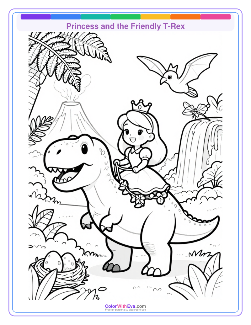 Princess and the Friendly T-Rex thumbnail