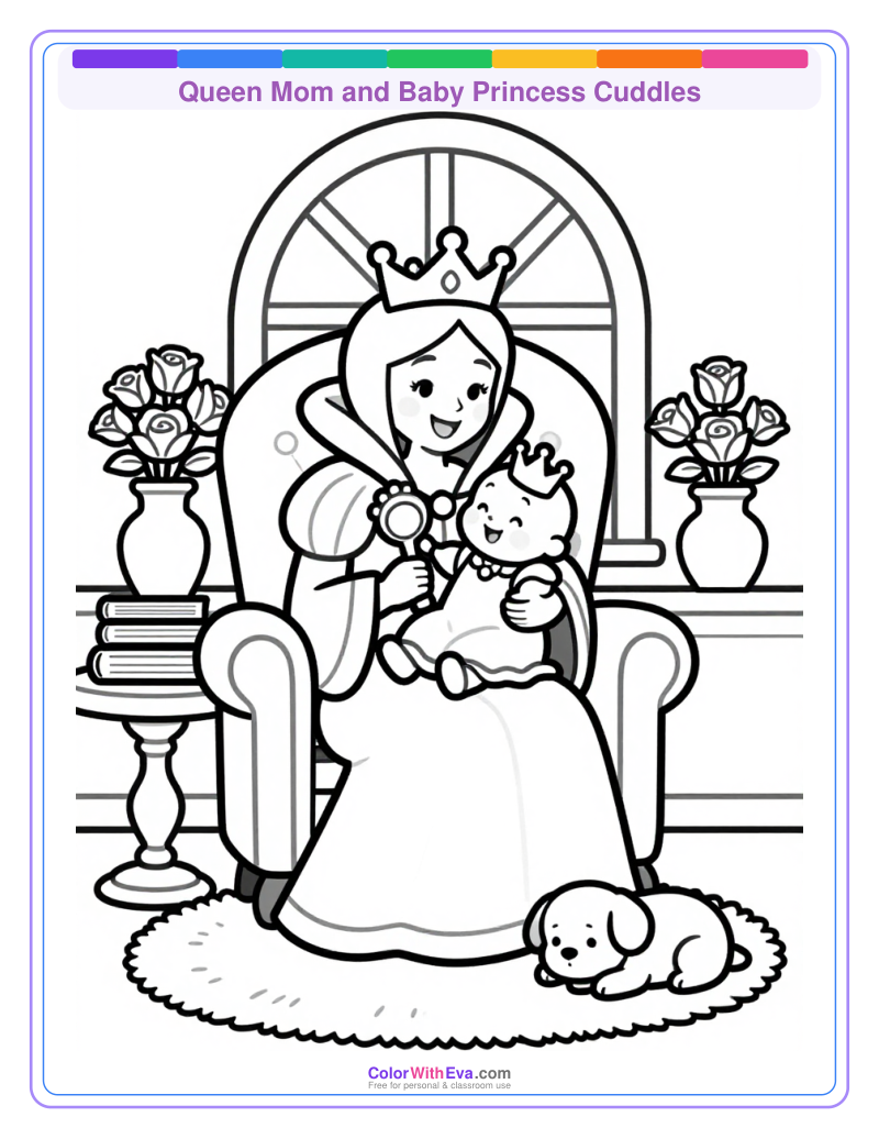 Queen Mom and Baby Princess Cuddles thumbnail