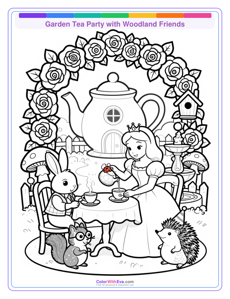 Garden Tea Party with Woodland Friends thumbnail