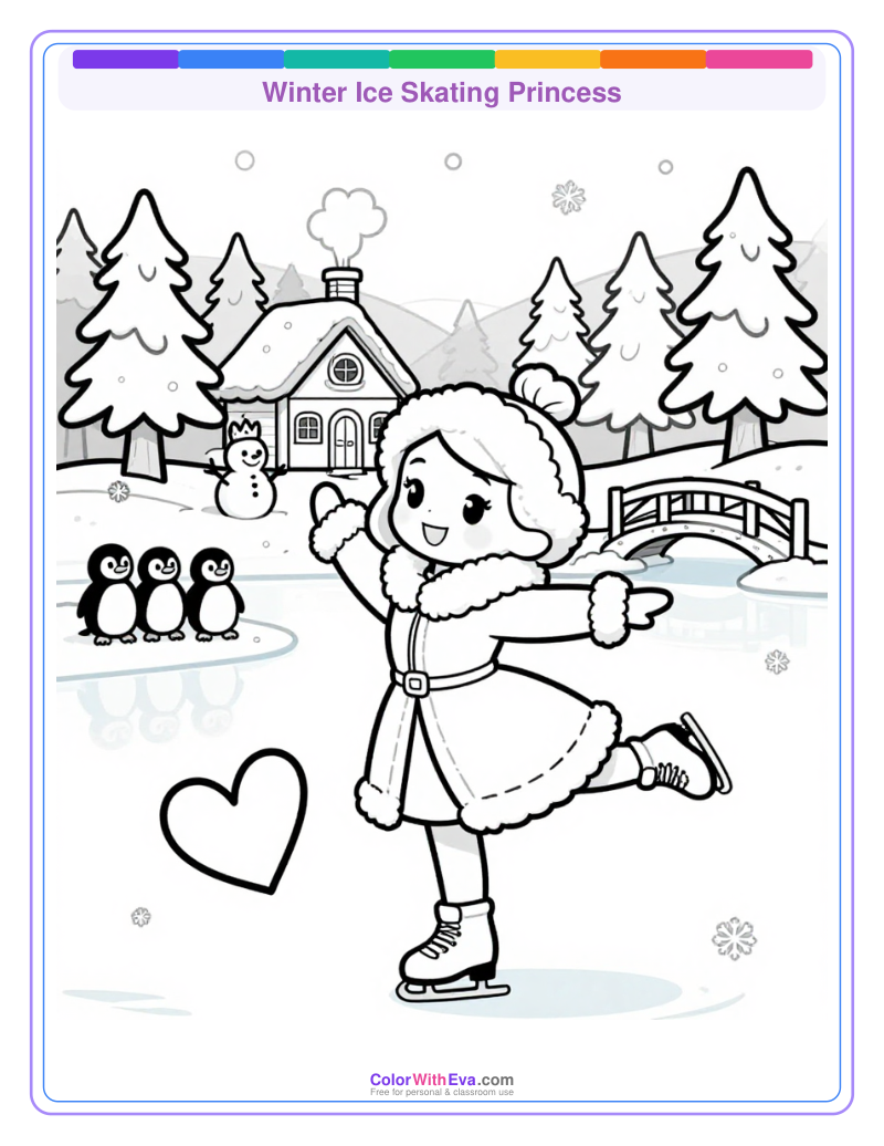 Winter Ice Skating Princess thumbnail