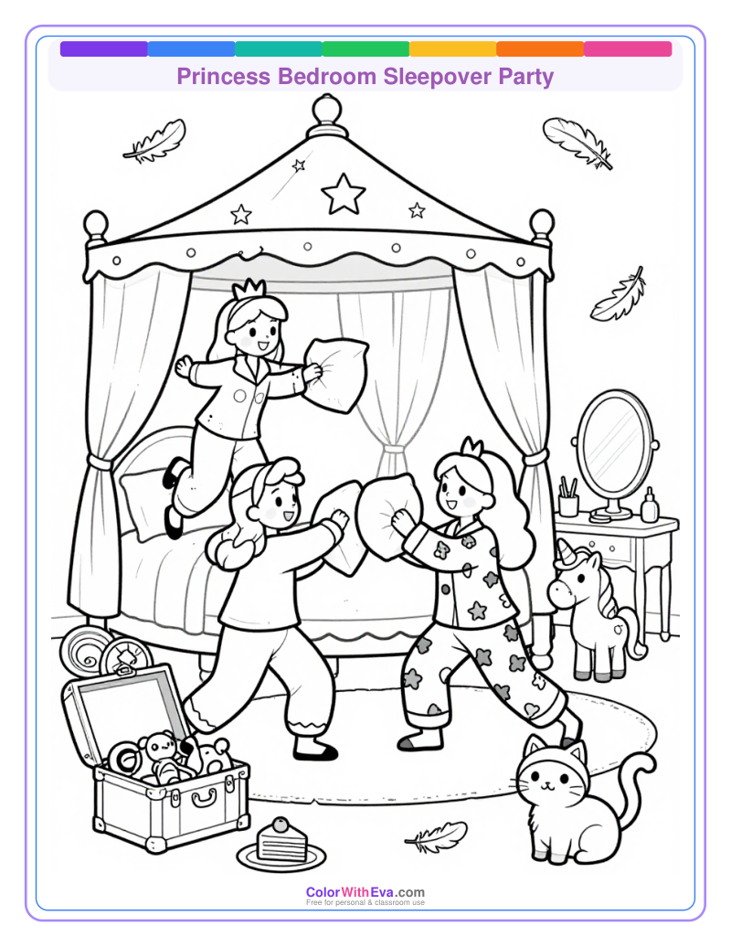 Princess Bedroom Sleepover Party thumbnail