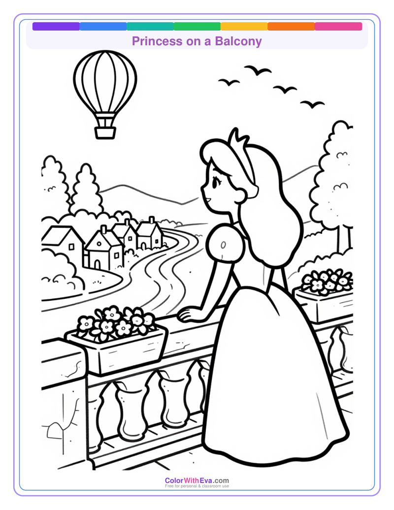 Princess on a Balcony preview