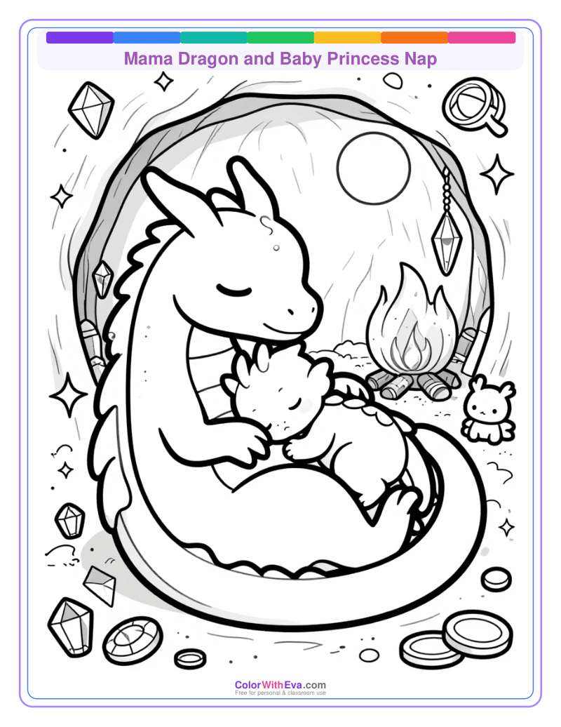 Mama Dragon and Baby Princess Nap thumbnail