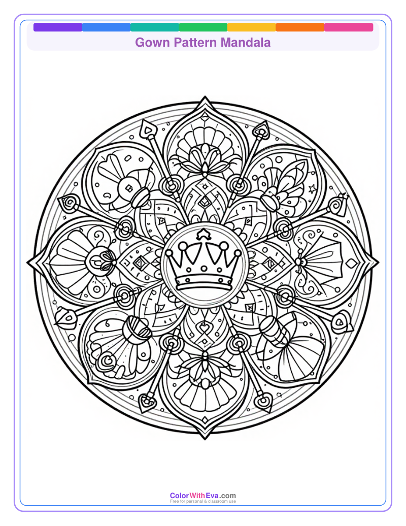 Gown Pattern Mandala thumbnail