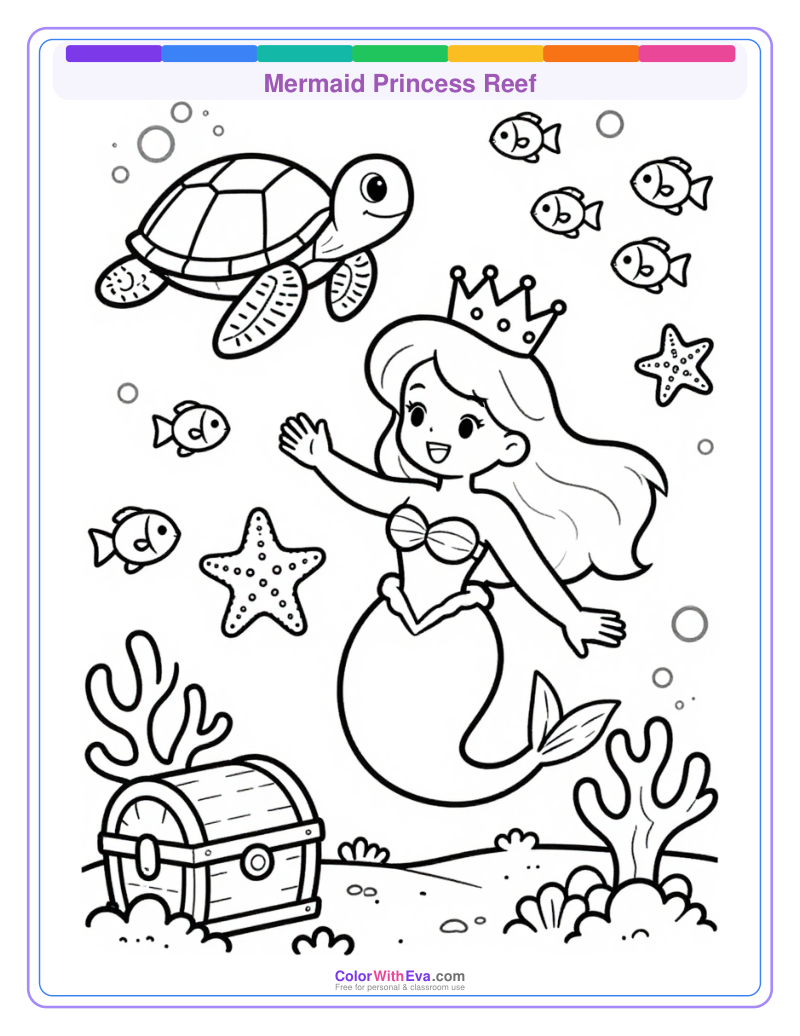 Mermaid Princess Reef preview