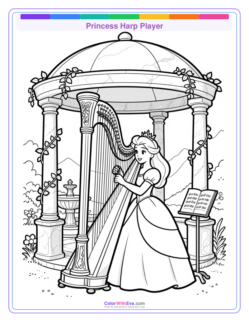Princess Harp Player preview