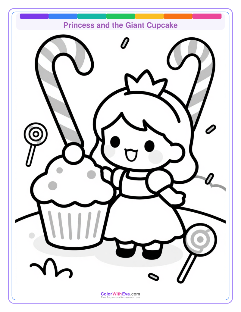 Princess and the Giant Cupcake preview