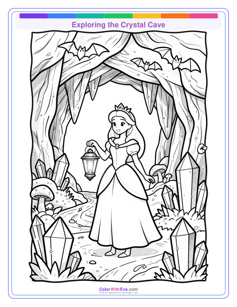 Exploring the Crystal Cave preview