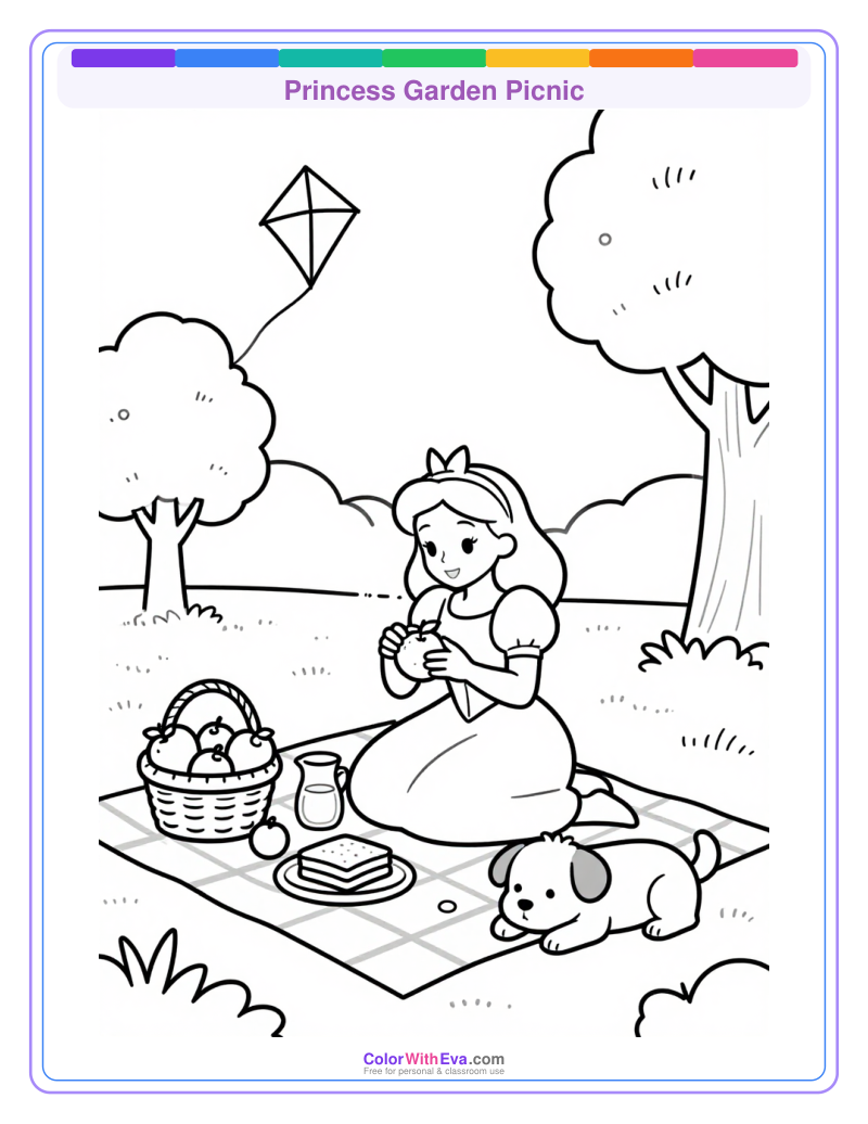 Princess Garden Picnic preview