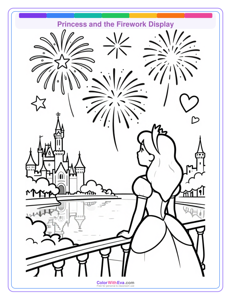 Princess and the Firework Display preview