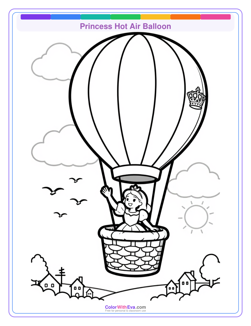Princess Hot Air Balloon preview