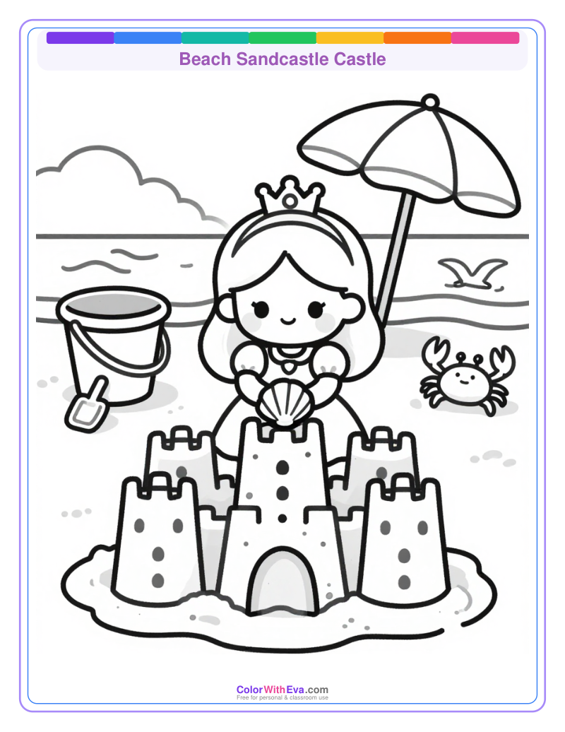 Beach Sandcastle Castle preview