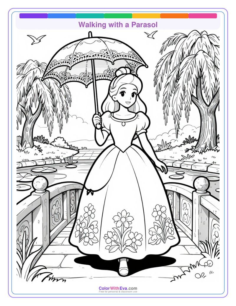 Walking with a Parasol preview