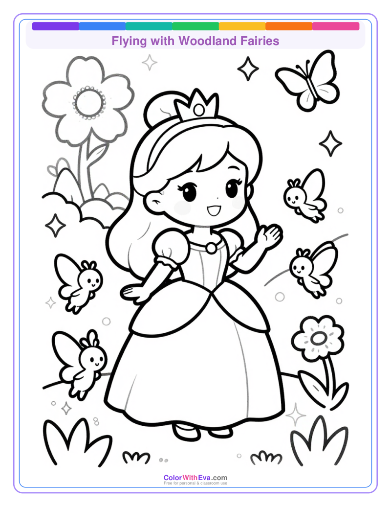 Flying with Woodland Fairies preview