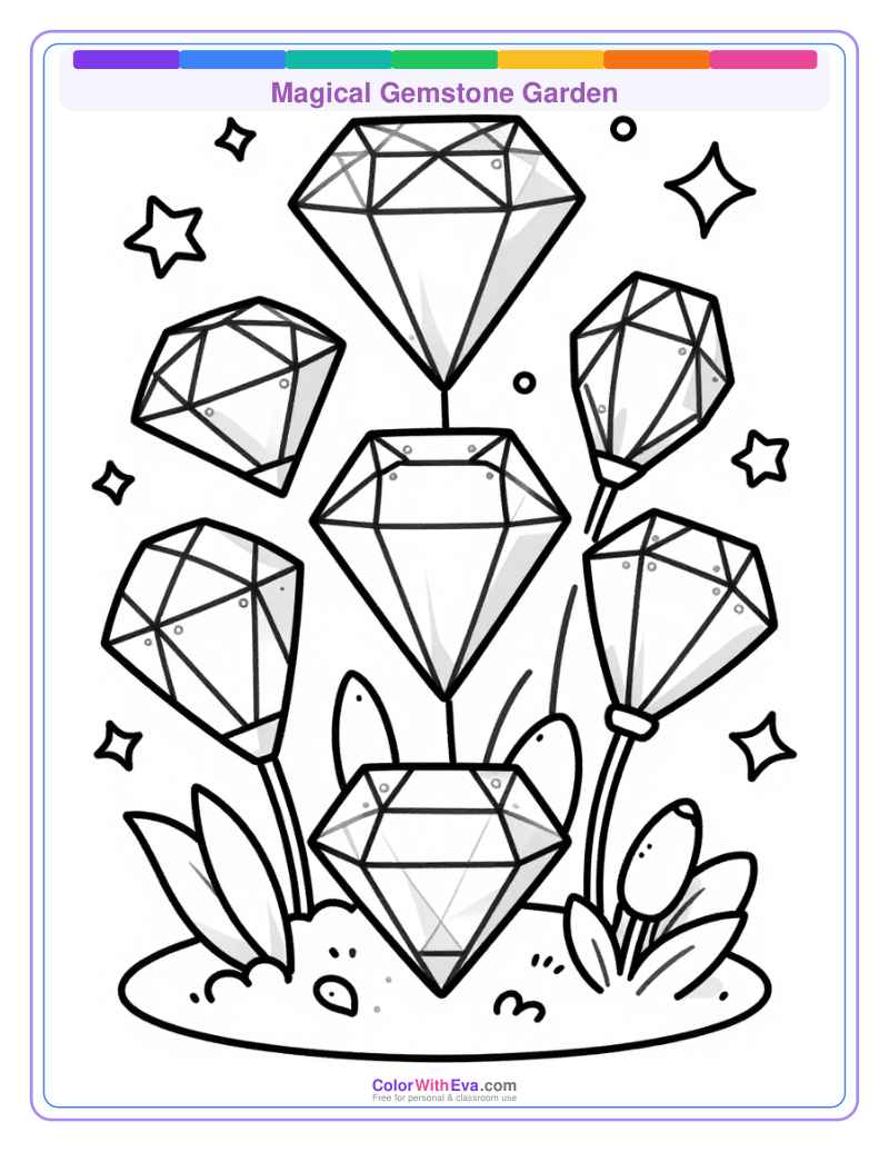 Magical Gemstone Garden preview