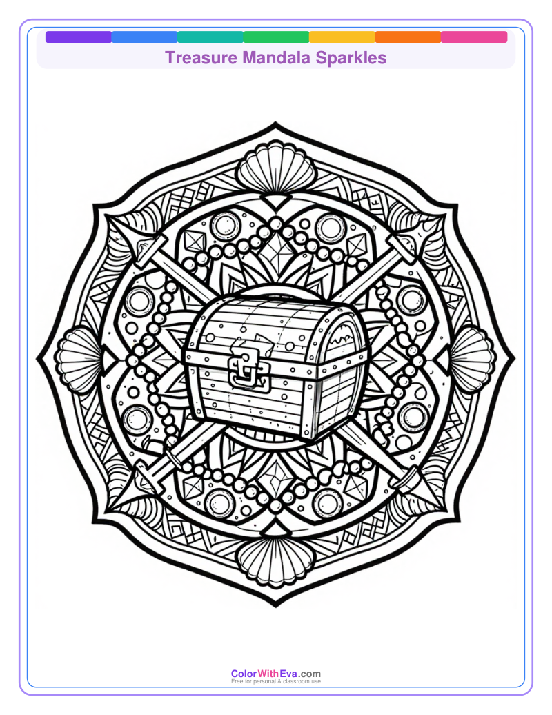Treasure Mandala Sparkles thumbnail