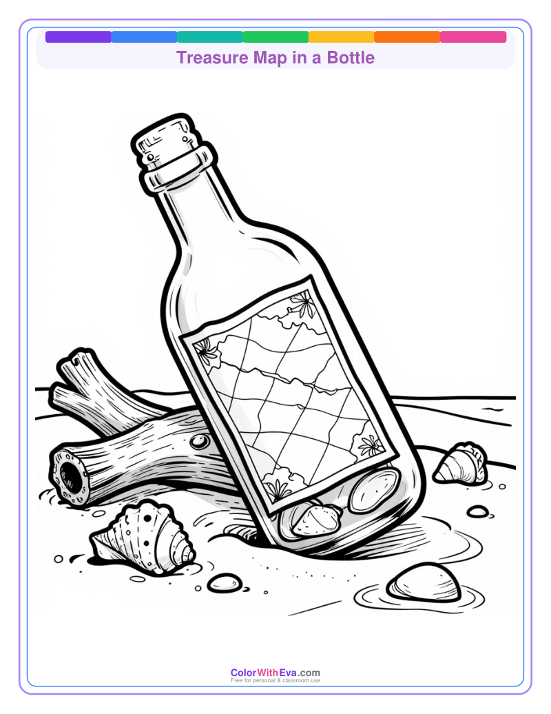 Treasure Map in a Bottle preview