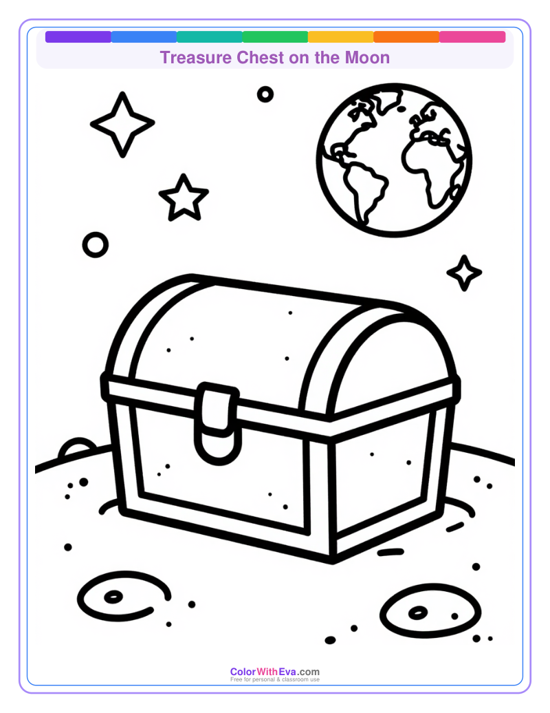Treasure Chest on the Moon preview