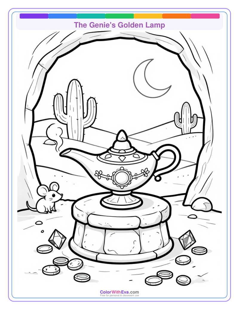 The Genie's Golden Lamp preview