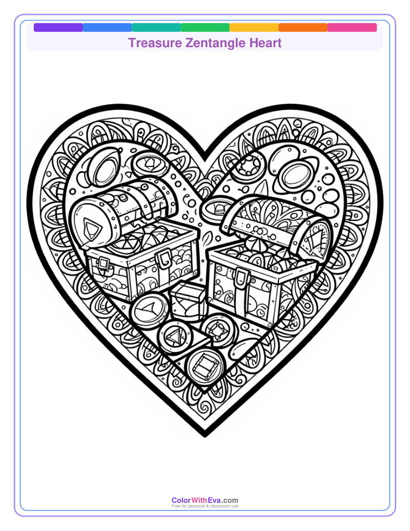 Treasure Zentangle Heart thumbnail