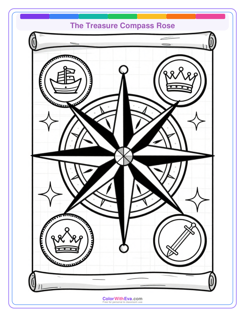 The Treasure Compass Rose preview