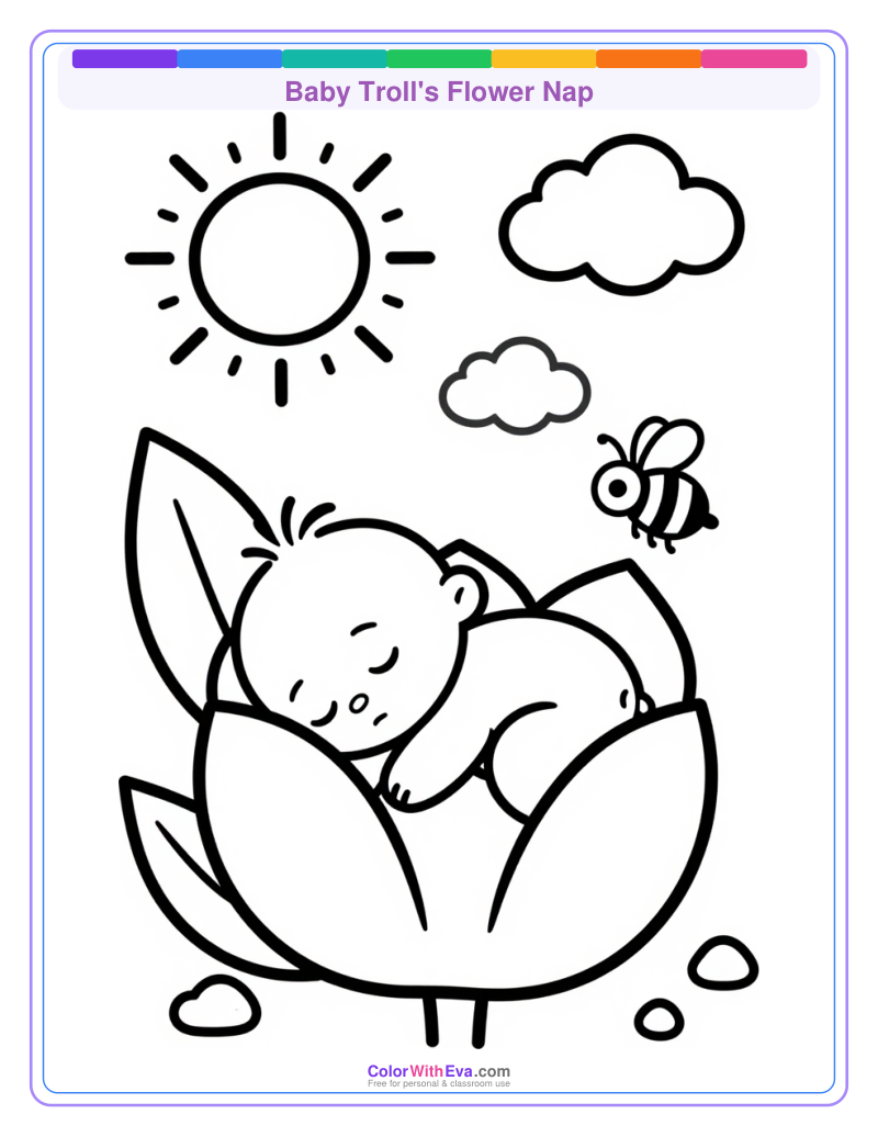 Baby Troll's Flower Nap thumbnail