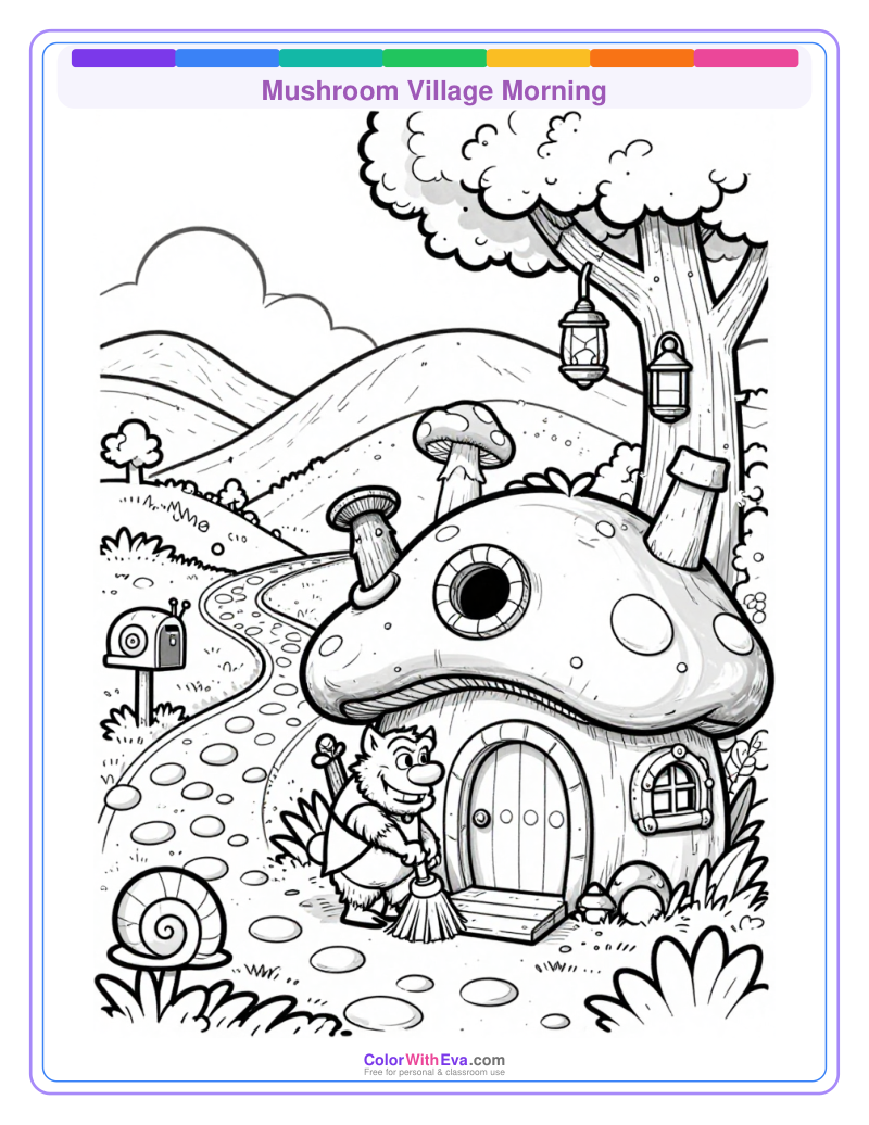 Mushroom Village Morning preview